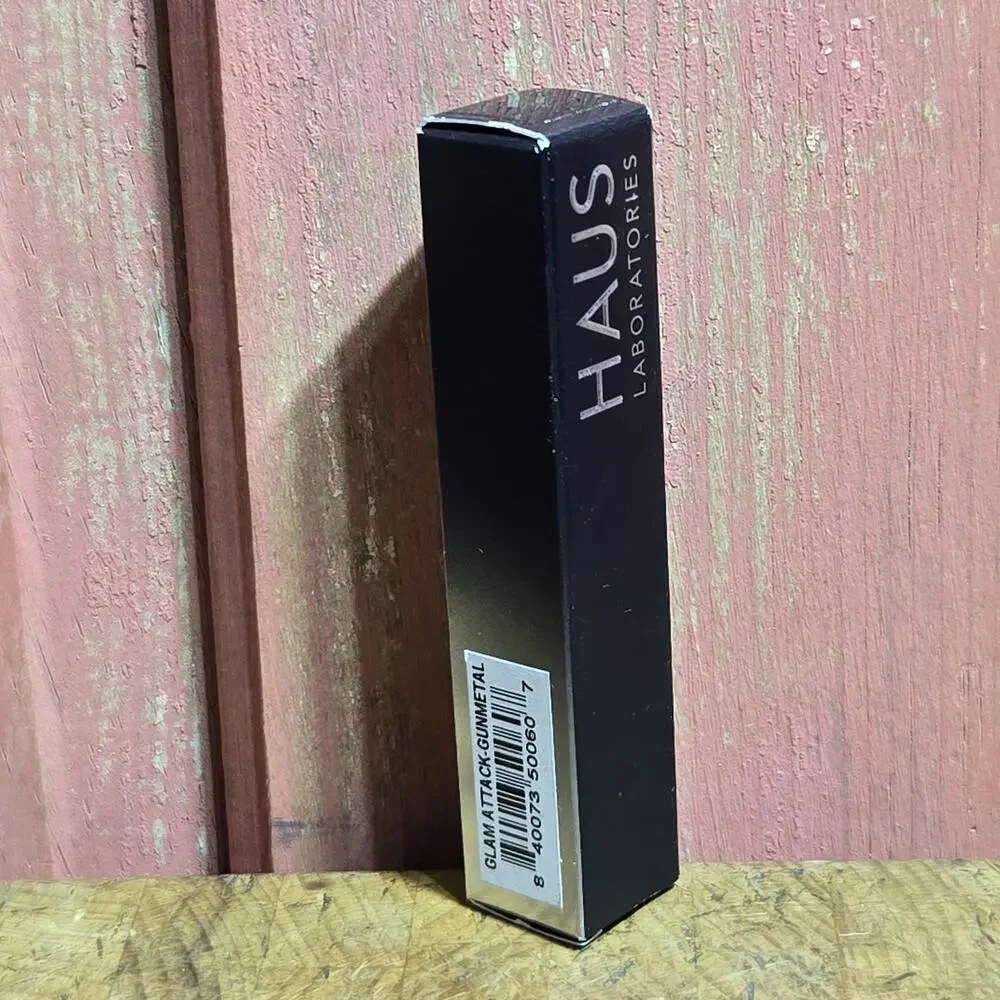 NEW HAUS LABORATORIES by Lady Gaga GLAM ATTACK LIQUID EYESHADOW Gunmetal 0.12 oz
